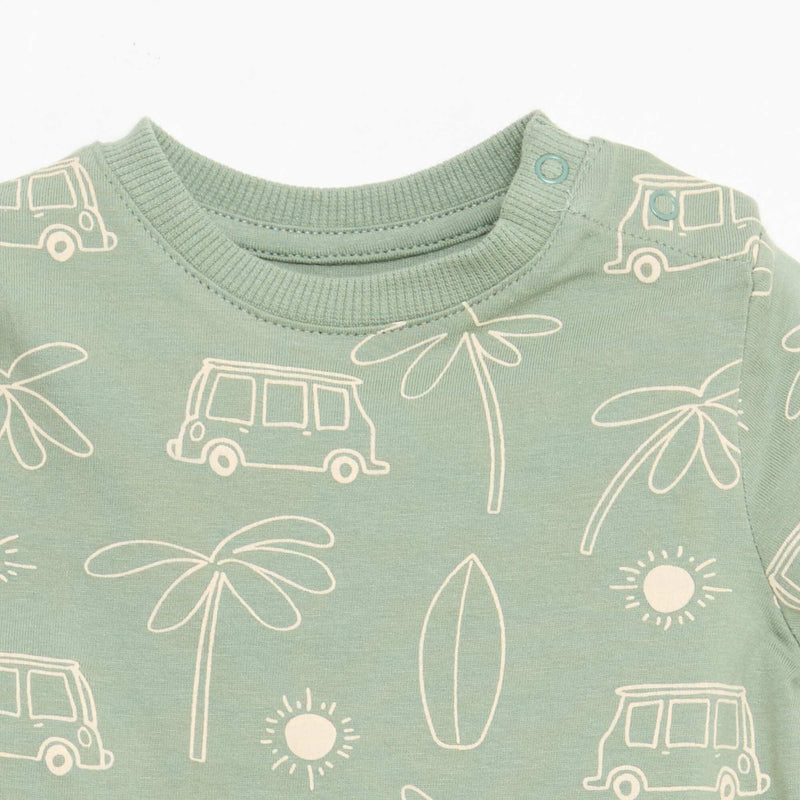 T-shirt uni en jersey coton