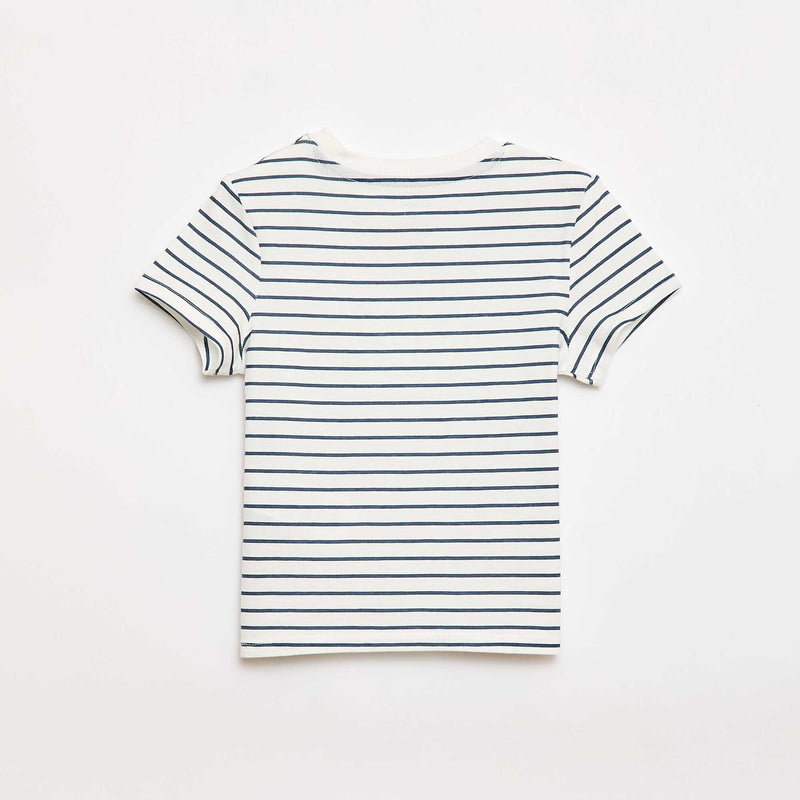 T-shirt uni en jersey coton
