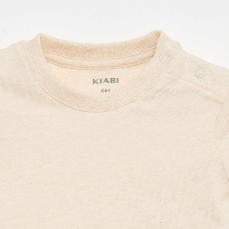 T-shirt uni en jersey coton