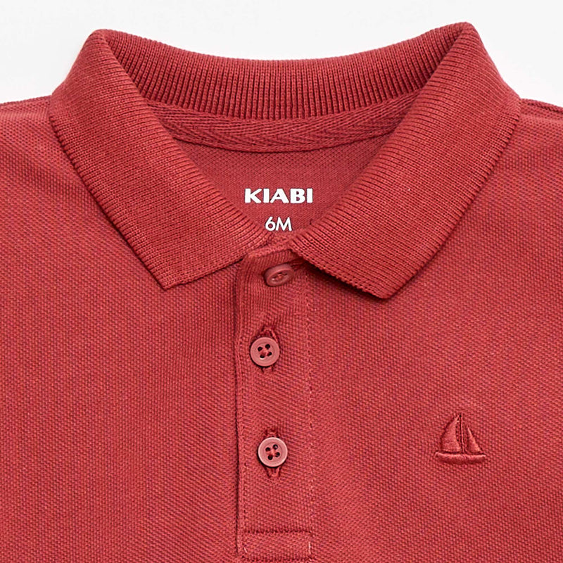Polo en coton piqué à manches courtes