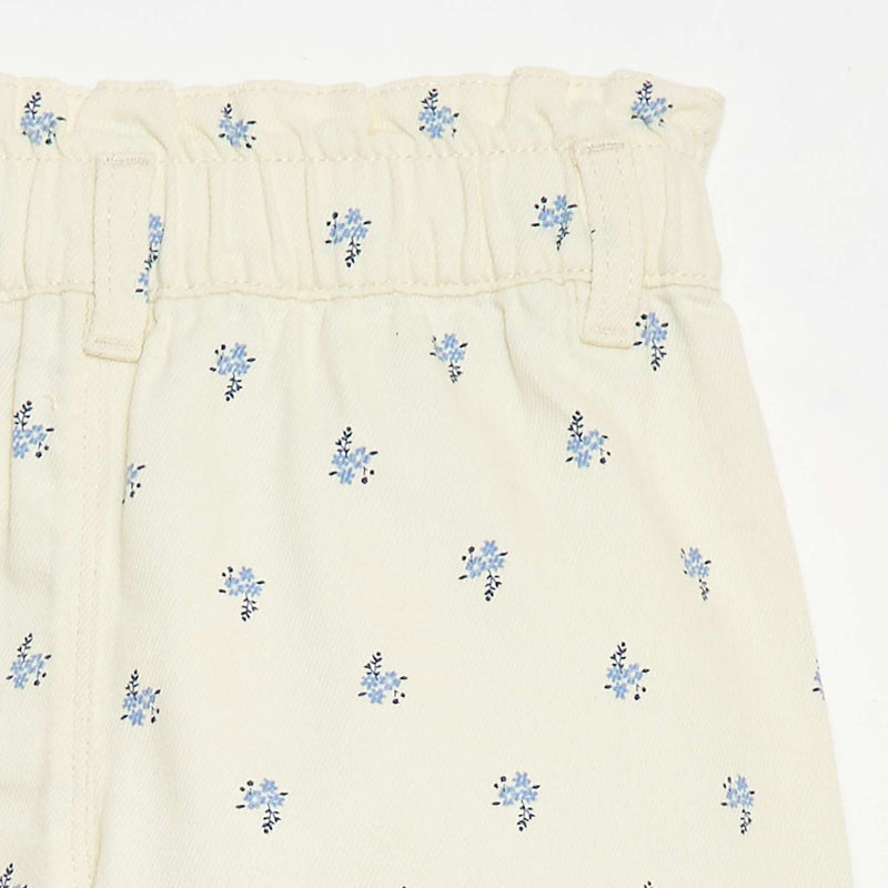Short imprimé all-over en coton