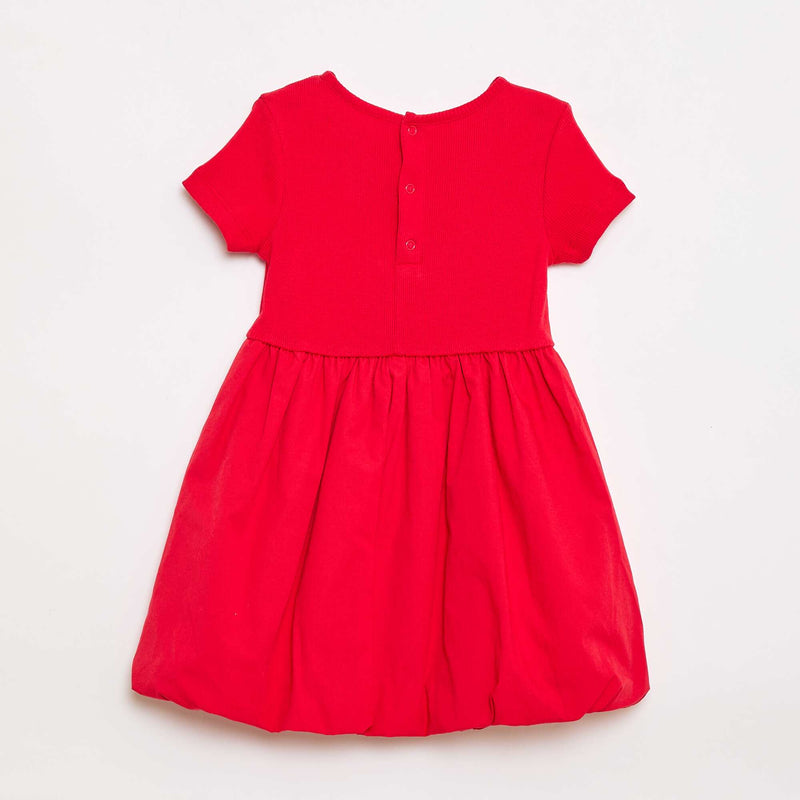 Robe à manches courtes forme boule
