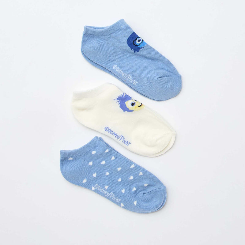 Lot de 3 paires de chaussettes invisibles 'Disney'