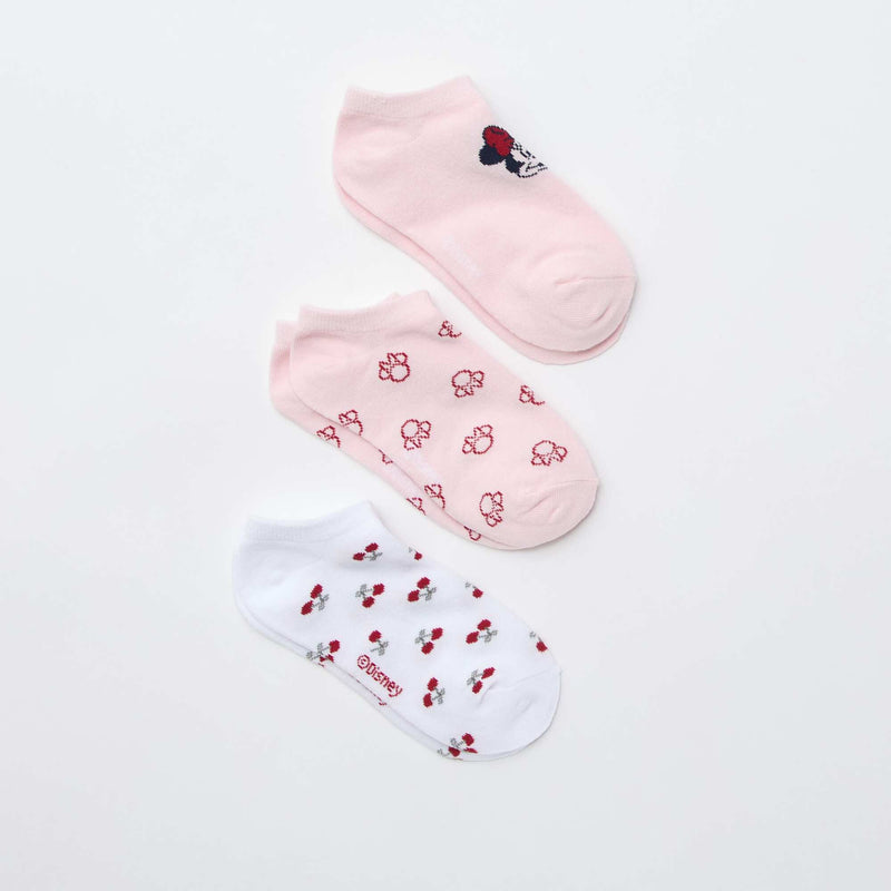 Lot de 3 paires de chaussettes invisibles 'Disney'