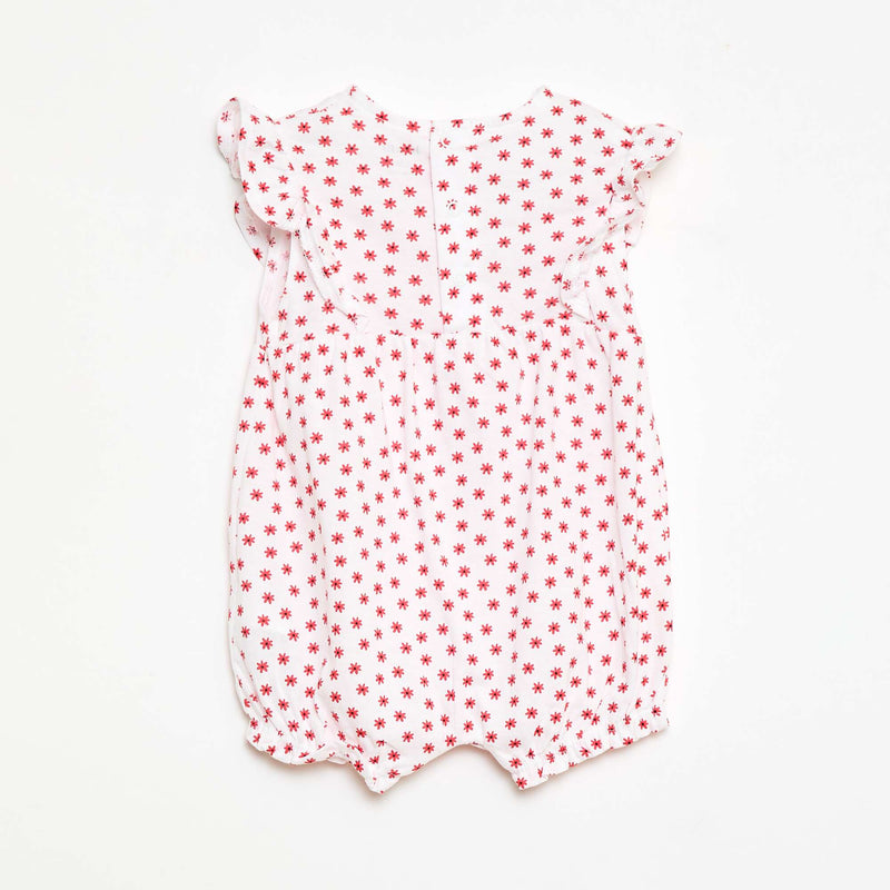 Barboteuse imprimée en jersey de coton