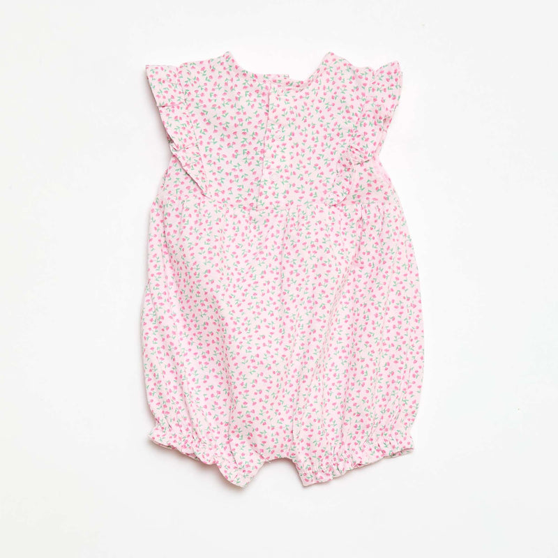 Barboteuse imprimée en jersey de coton