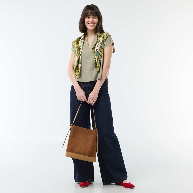 Blouse à manches courtes et col V