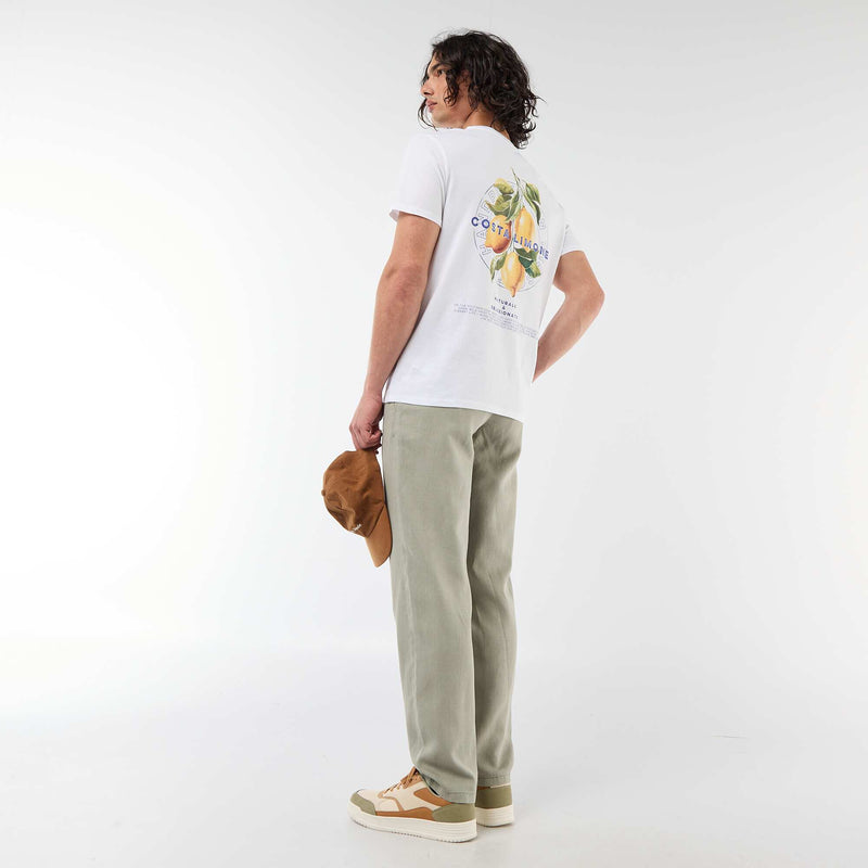 Tee-shirt imprimé recto/verso à manches courtes