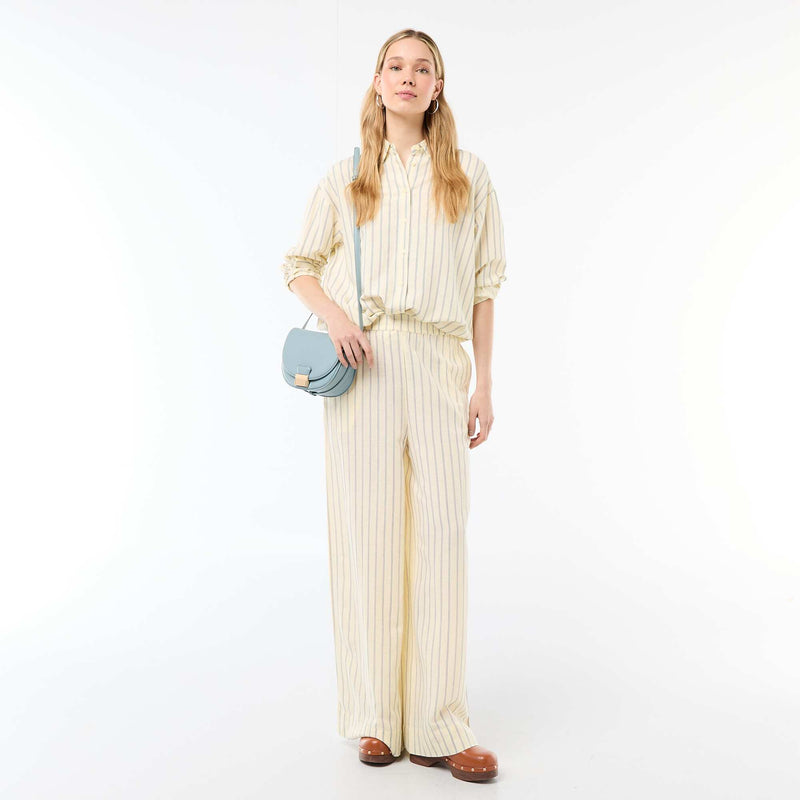 Chemise en lin mélangé