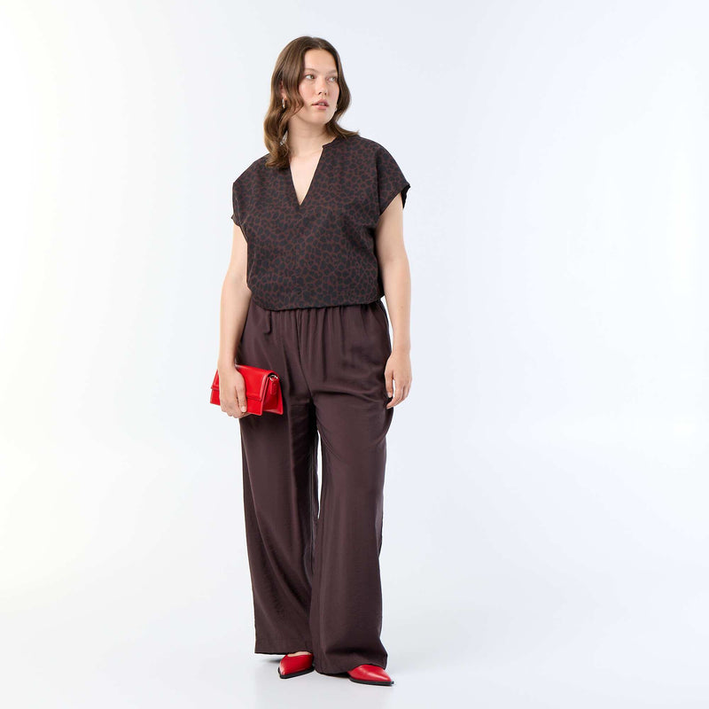Blouse légère à manches courtes