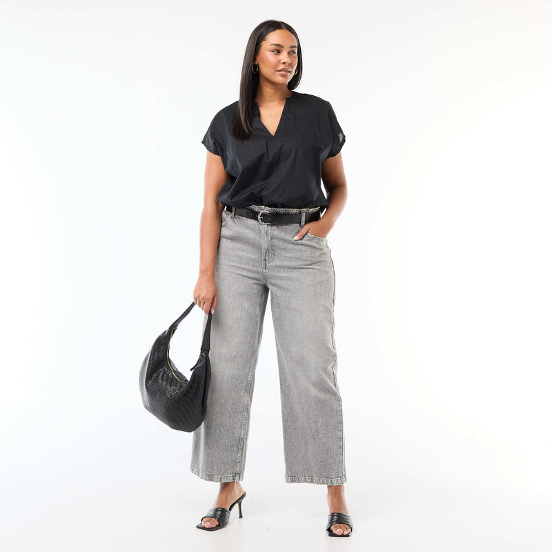 Blouse légère à manches courtes