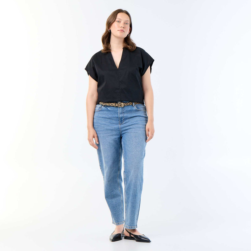 Blouse légère à manches courtes