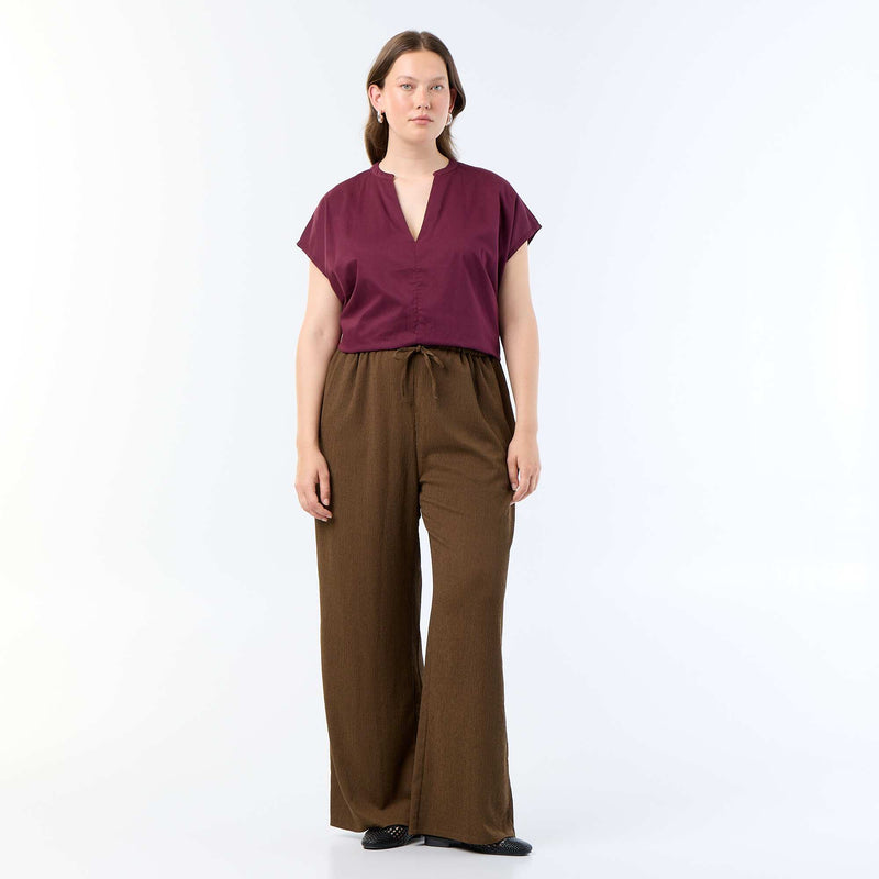 Blouse légère à manches courtes
