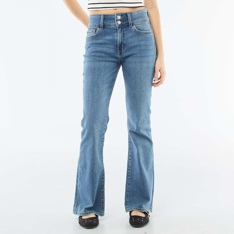 Jean bootcut taille basse