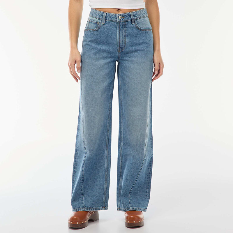 Jean taille haute coupe large / wide leg