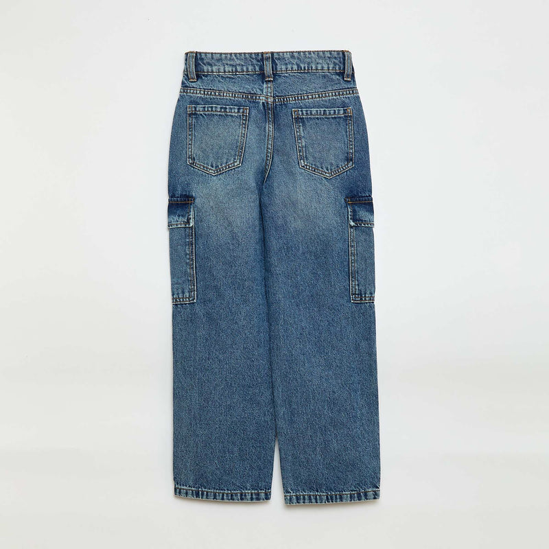 Pantalon en jean multipoches