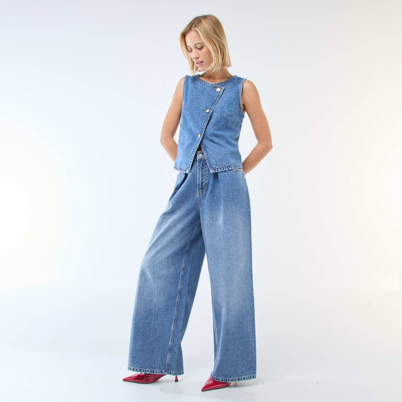 Veste de costume en denim