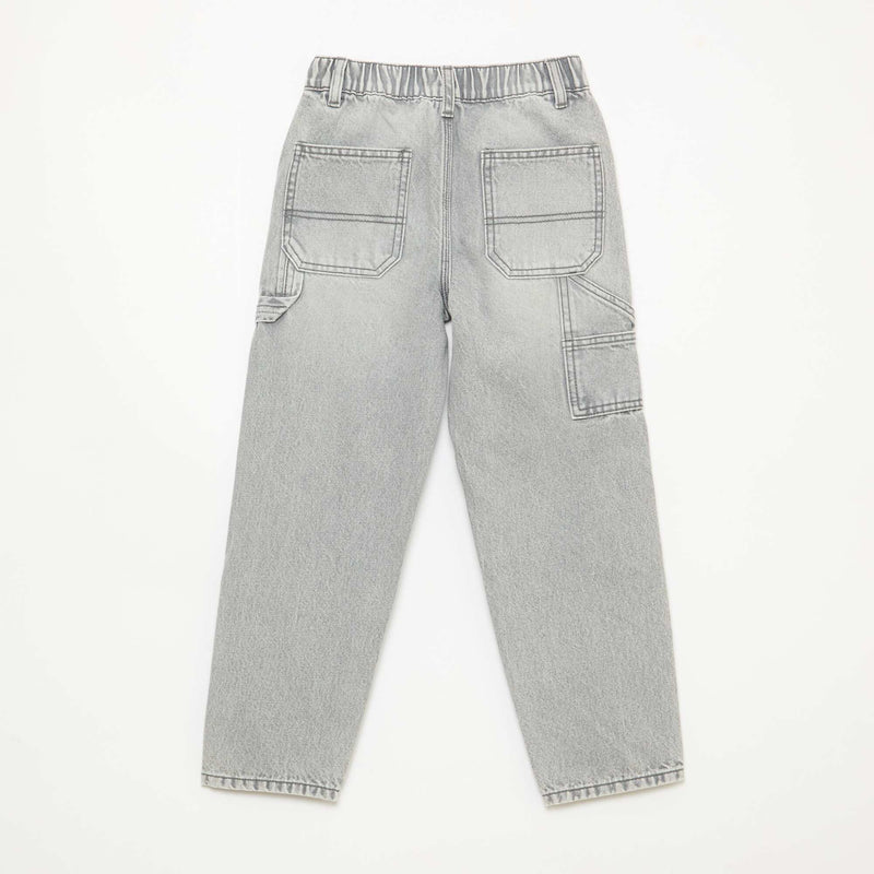 Jean loose à grandes poches