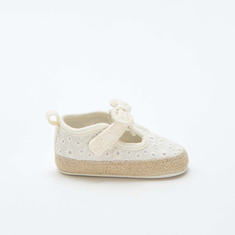 Chaussures en toile macramé