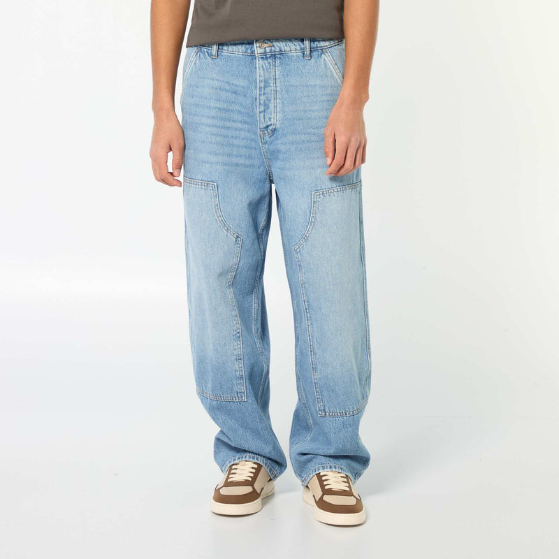 Pantalon Baggy fit denim