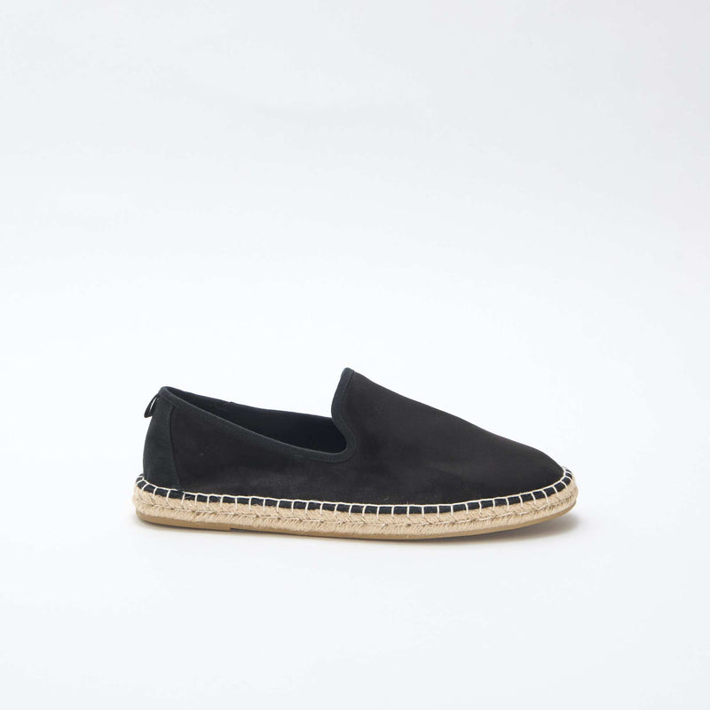 Espadrille en suédine à semelle plate