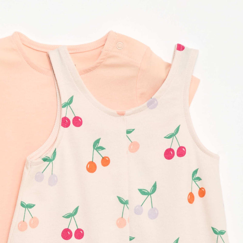 Ensemble 2 pièces T-shirt + combishort