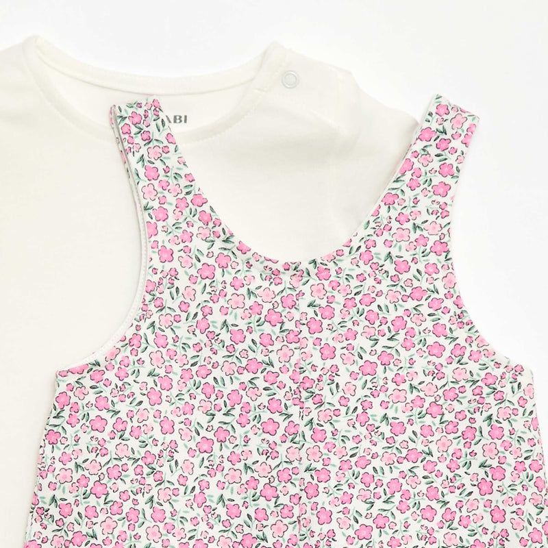 Ensemble 2 pièces T-shirt + combishort