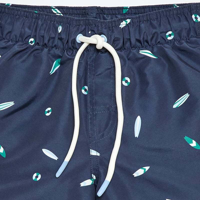 Bermuda de bain imprimé 'mer' all-over