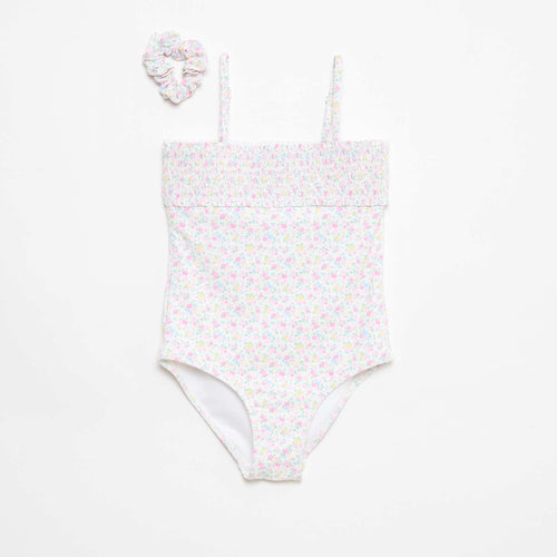 Maillot de bain smock avec chouchou