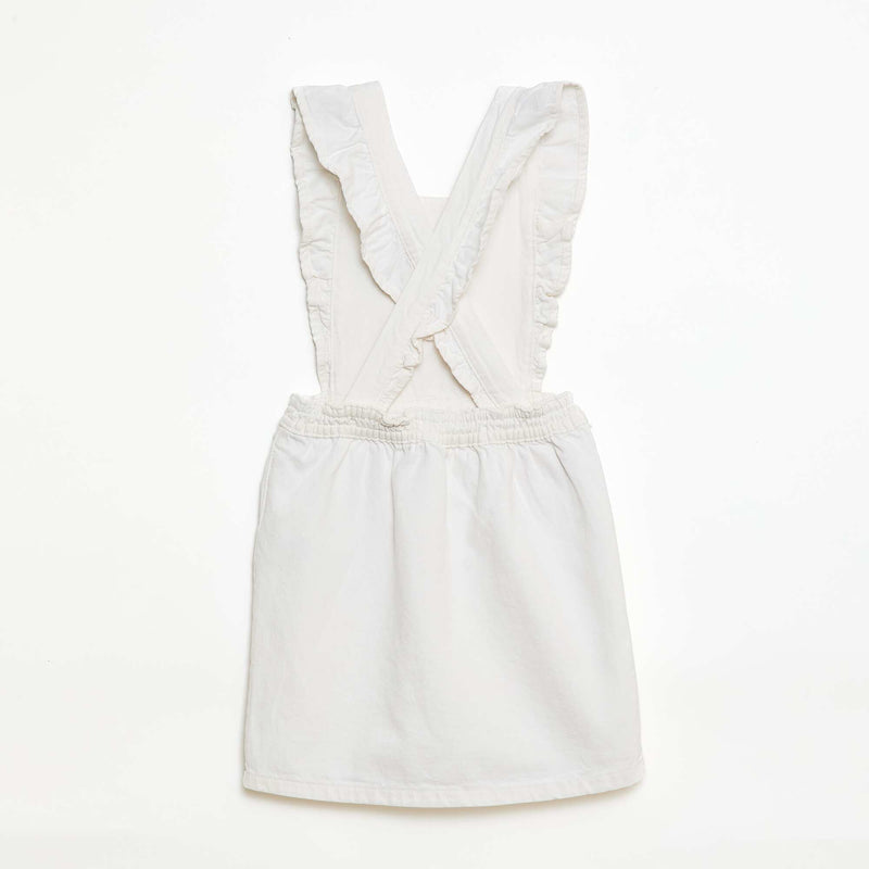 Salopette en jean avec volants