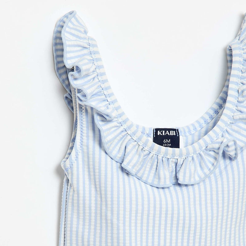 Maillot de bain 1 pièce avec volants