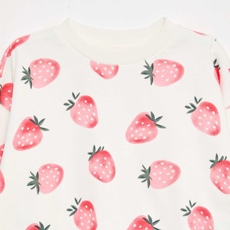 Sweat à motif et col rond