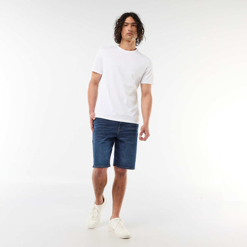 Bermuda en jean slim fit