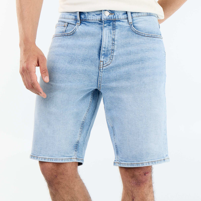 Bermuda en jean slim fit
