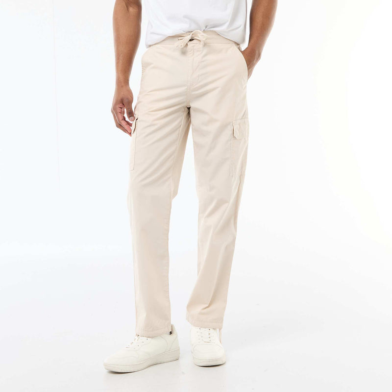 Pantalon multipoche regular fit