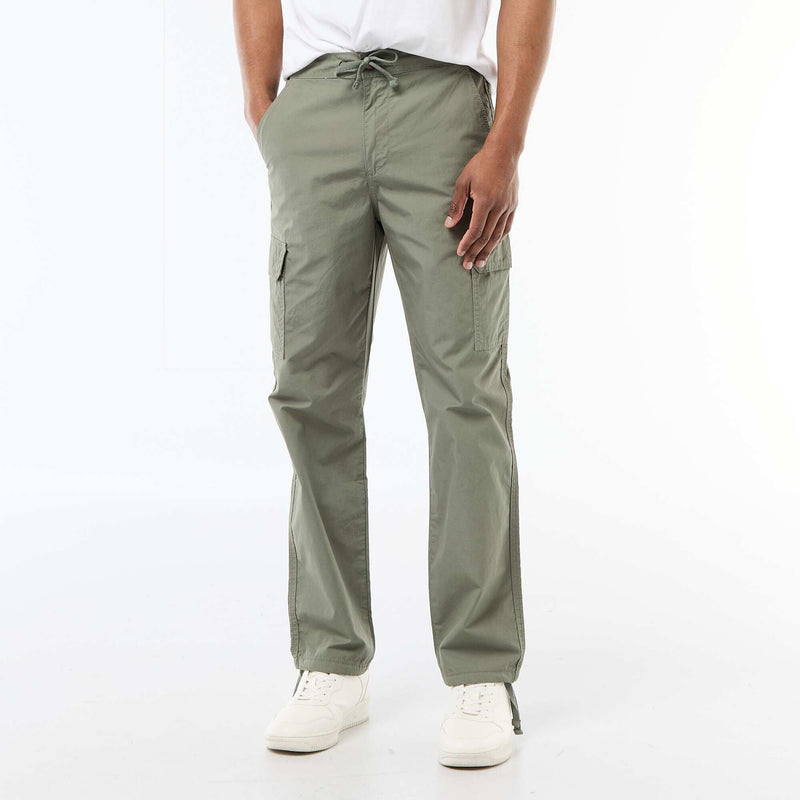 Pantalon multipoche regular fit
