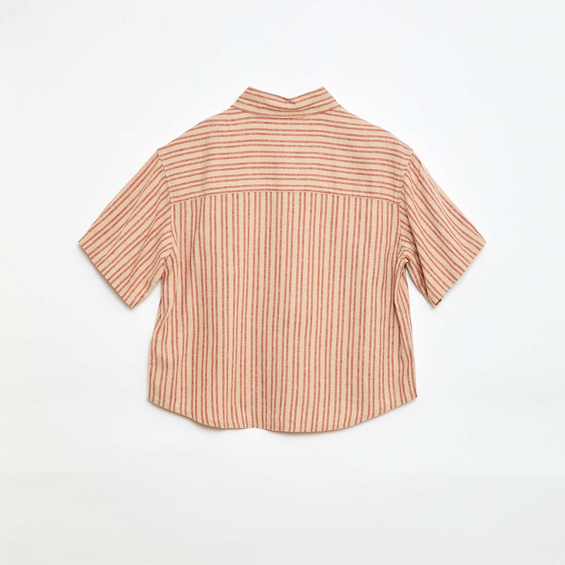 Chemise oversize rayée