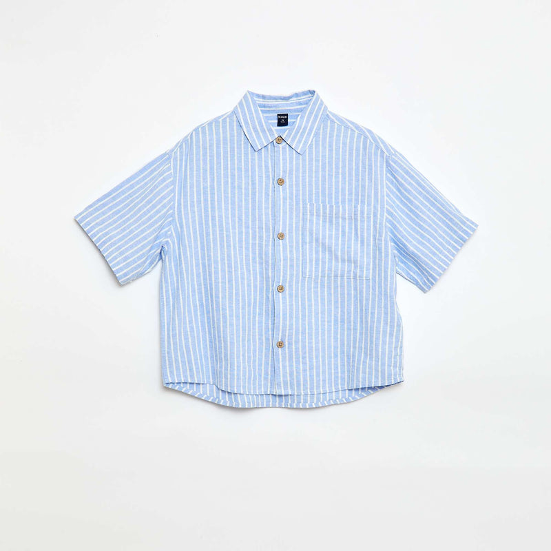 Chemise oversize rayée