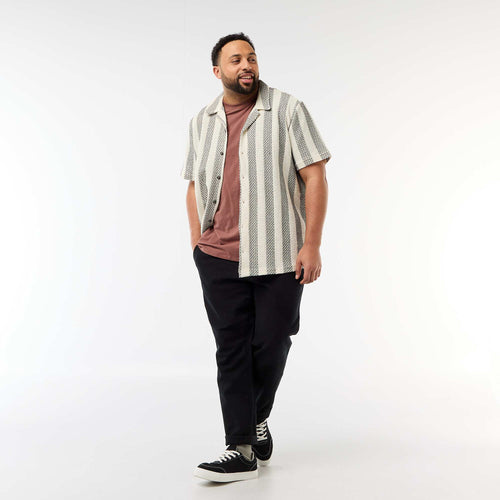 Pantalon coupe droite esprit jogpant