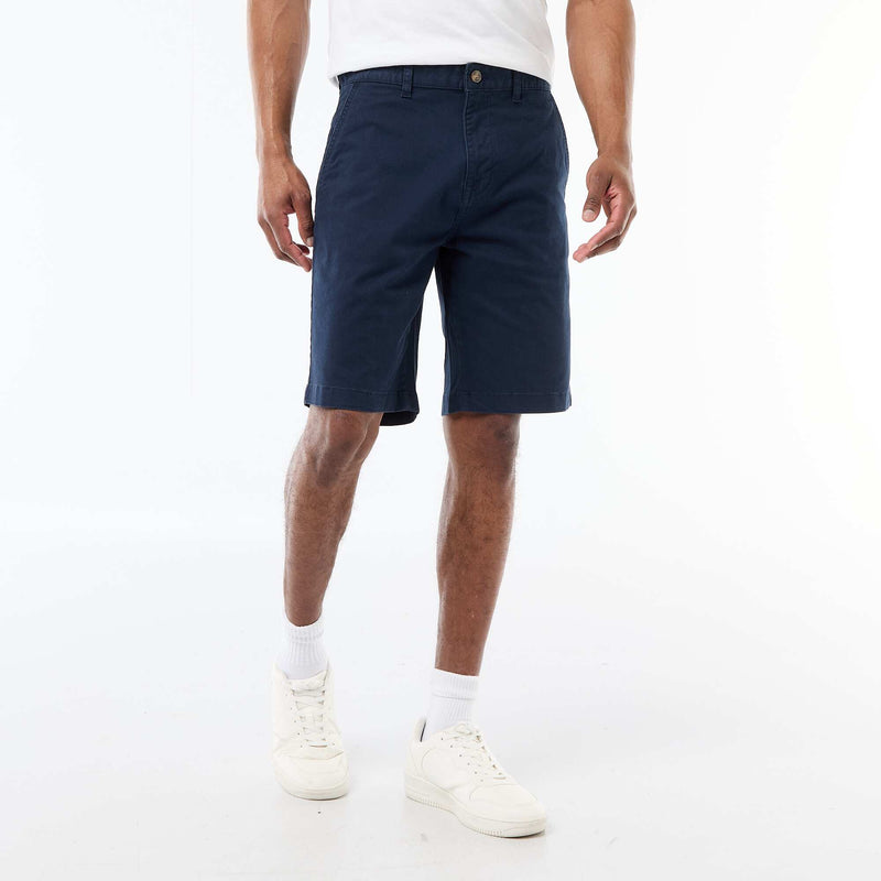 Bermuda chino uni en twill