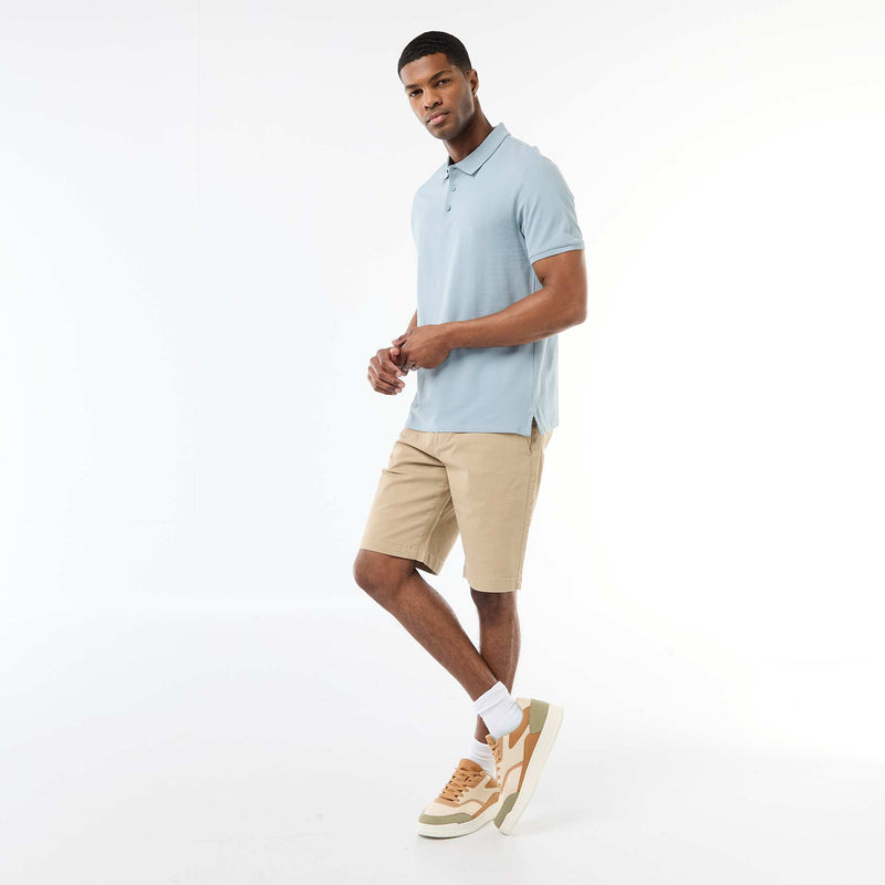 Bermuda chino uni en twill