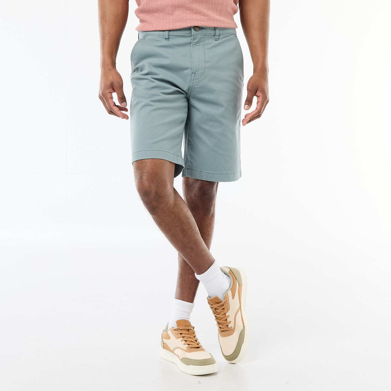 Bermuda chino uni en twill