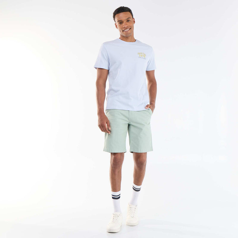 Bermuda chino uni en twill