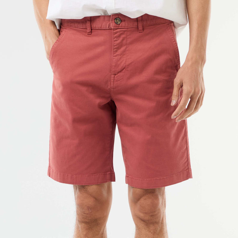 Bermuda chino uni en twill