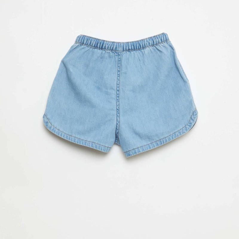 Short en twill uni