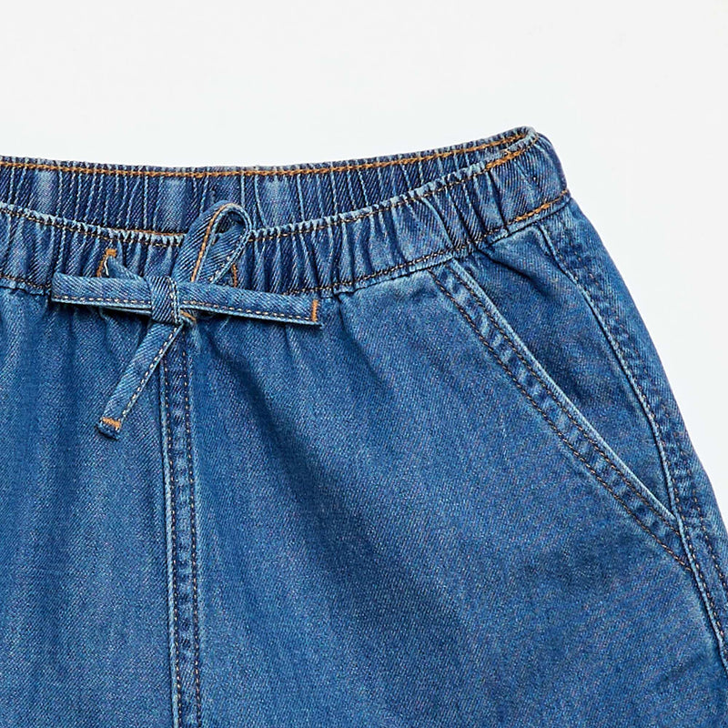 Short en twill uni