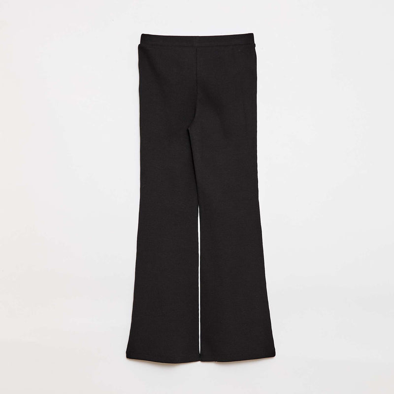 Legging flare côtelé
