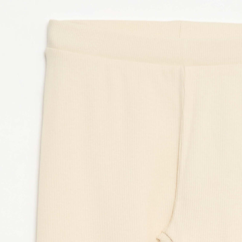 Legging maillé en coton uni