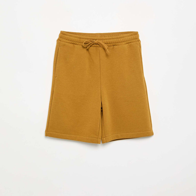 Lot de 2 shorts en coton uni