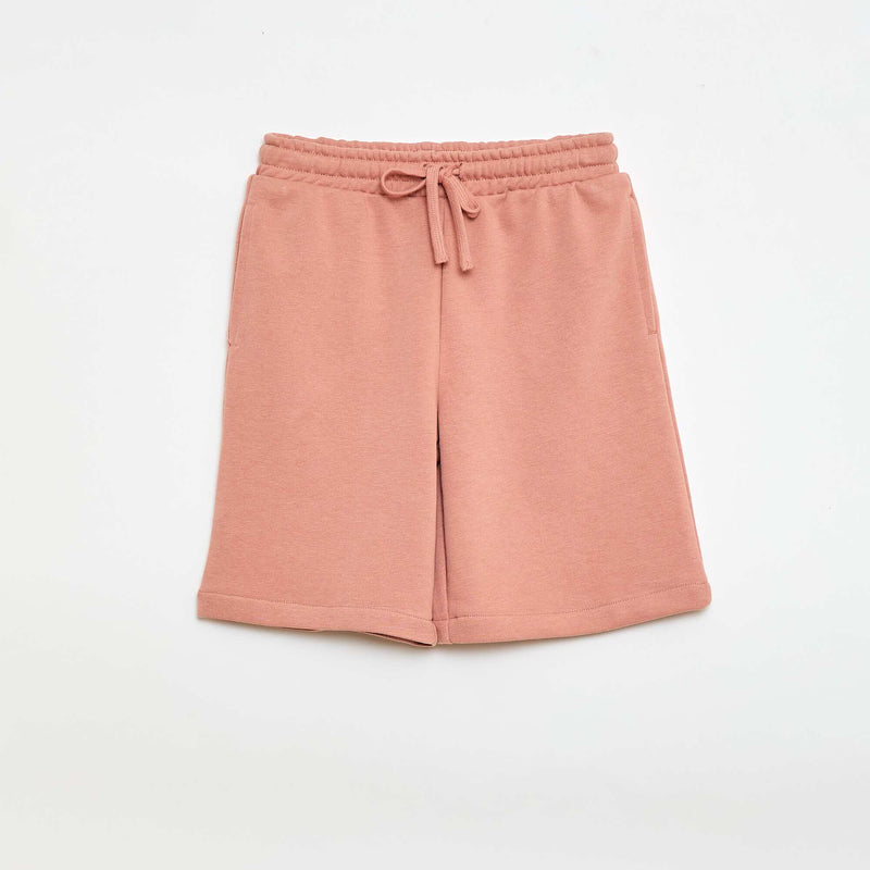 Lot de 2 shorts en coton uni